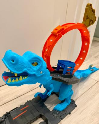 Hot Wheels City pista dinosauro