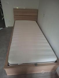 LETTO SINGOLO CONTENITORE + MATERASSO