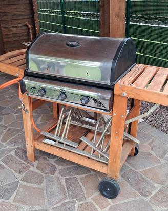 Barbecue a gas perfettamente funzionante 