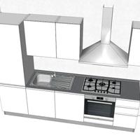 Cucina Berloni completa di elettrodomestici