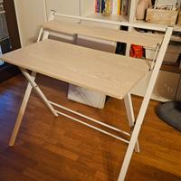 Scrivania pieghevole legno e metallo The Masie 