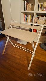 Scrivania pieghevole legno e metallo The Masie 