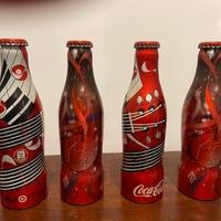 Coca cola bottiglie in latta
