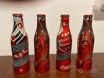 Coca cola bottiglie in latta