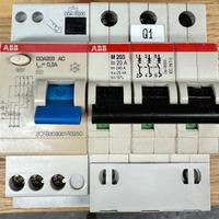 Interruttori vari (diffrenziale + magnetotermico)