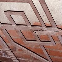 Ringhiera 3’ piani in ferro pieno