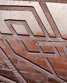 Ringhiera 3’ piani in ferro pieno