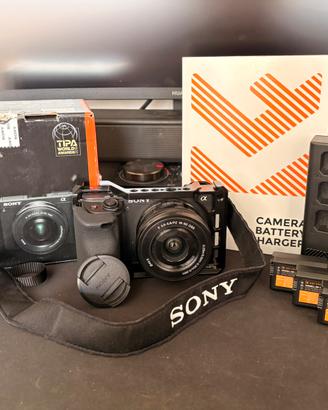 Sony Alpha A6400 con accesori