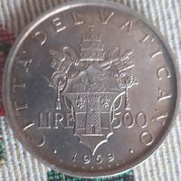 MONETAda500 LIRE CITTÀ del VATICANO GIOVANNI XXIII