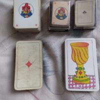 5 mazzi di carte, anni 70/80/90