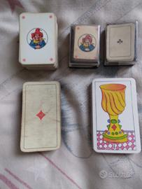 5 mazzi di carte, anni 70/80/90