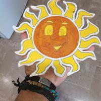 Gadget in legno "Sole che ride"