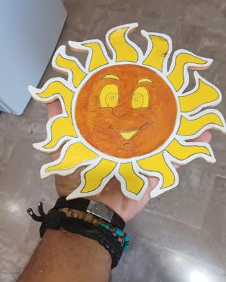 Gadget in legno "Sole che ride"