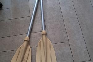 Coppia di remi da canotto