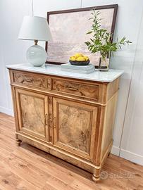 Credenza antica primi ’900 in radica di noce resta