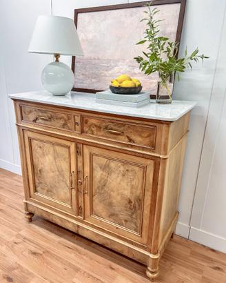 Credenza antica primi ’900 in radica di noce resta