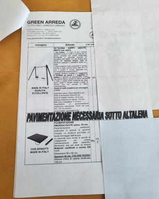 Altalena 2 posti