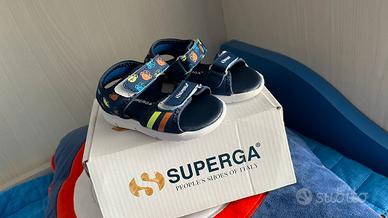 Superga nere outlet bambino