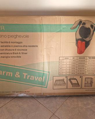 Trasportino pieghevole per cane