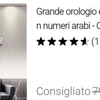 OROLOGIO  DESIGN A PARETE