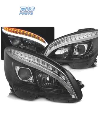 FARI MERCEDES W204 07-10 TUBE LIGHT LED NERI