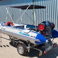 VIAMARE 380 S ALU + Yamaha 15 cv + Ellebi 600 kg