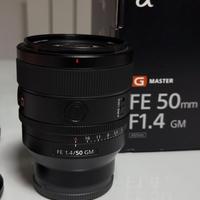Sony FE 50mm f 1.4 GM Garanzia luglio 2027