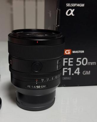Sony FE 50mm f 1.4 GM Garanzia luglio 2027