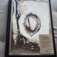 Rubrica con copertina in lastra argento 925
