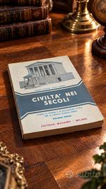 Libro 1970 scuola media vintage italiano Storia