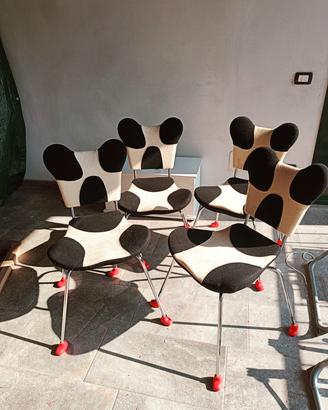 Set 4 sedie design Garriri di Mariscal per Moroso