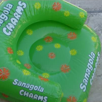Charms Sanagola poltrona gonfiabile anni 80