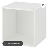 PLATSA Struttura, bianco, 60x55x60 cm