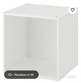 PLATSA Struttura, bianco, 60x55x60 cm