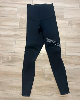 Pantaloni sub Leory 5 mm foderato spaccato