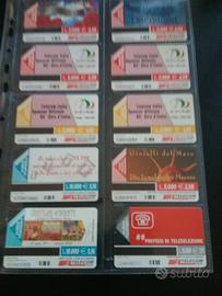 schede telefoniche a tiratura limitata 