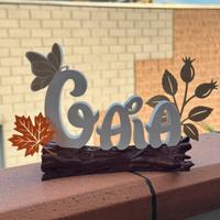 🏔️ Nome 3D ispirato alla montagna 🏔️