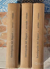 enciclopedia dei ragazzi 3 volumi 1956
