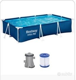 Piscina NUOVA Bestway Steel pro 3x2 h66 con pompa