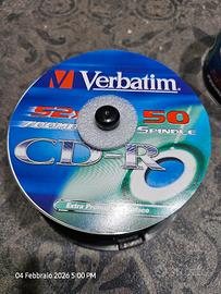 50 CD-R Verbatim 700MB 52x - Wide Inkjet Printable