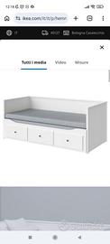 Divano letto con cassetti
