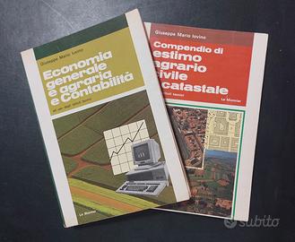 LOTTO 3 LIBRI AGRARIA ECONOMIA ESTIMO GEOMETRA 