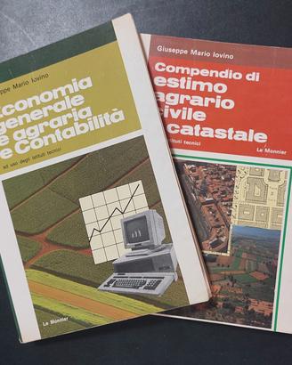 LOTTO 3 LIBRI AGRARIA ECONOMIA ESTIMO GEOMETRA 
