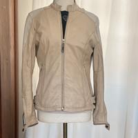 Completo donna moto vera pelle giacca stivali