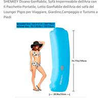 Materasso gonfiabile impermeabile 