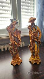 statue imperatore e imperatrice cinesi 