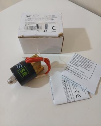 Elettrovalvola U.S. Solid 1/4" 220V in Ottone - NU