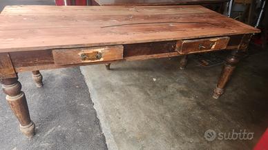 Antico Tavolo rustico fine 800