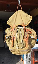  Zaino vintage modello tattico in tela 