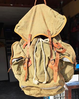  Zaino vintage modello tattico in tela 